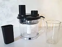 БЛЕНДЕР ПОГРАЖНИЙ 6В1 (КУХОННИЙ КОМБАЙН, ОВОНЕРЕЗКА, ЗМЕЛЬЧЧК) DOMOTEC MS-5107 800ВТ, фото 10