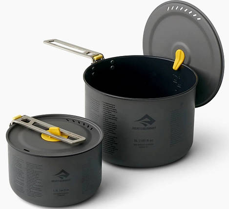 Набір туристичного посуду Sea To Summit Frontier UL Two Pot Set 2P, фото 1