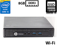 Компьютер HP EliteDesk 800 G1 DM/Intel Core i5-4590T 2.00GHz/8GB DDR3/SSD 128GB/Intel HD Graphics 4600/ Wi-Fi