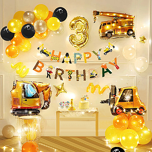 Фотозона з кульок Автошкола  з LED гірляндою (40 кульок)