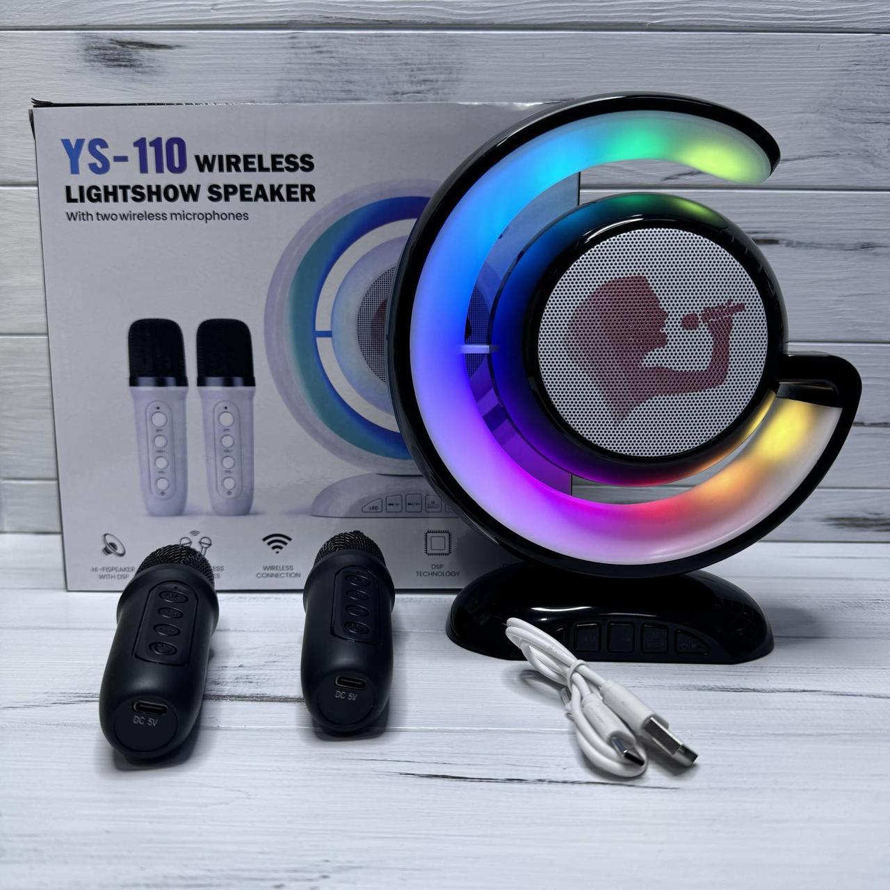 Настільна смарт-лампа, нічник YS-110 с Bluetooth колонкой и микрофонами, фото 1