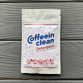 Порошок "Coffeein clean" для видалення кавових масел 40г (Червоний)
