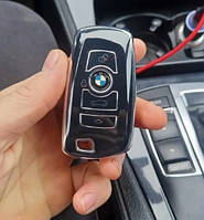 Защитный чехол для Smart ключа, для автомобилей BMW - Чёрный