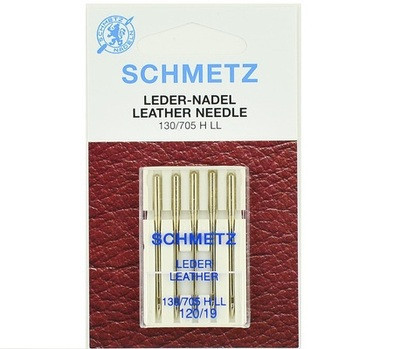 Голки Schmetz "Leather" № 120 для шкіри з ріжучим вістрям