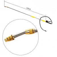 Штанга металлическая с латунными форсунками 87-170 см усиленная с шлангом и рукояткой для опрыскивателя
