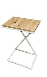 Журнальний кавовий столик Лофт 62*40*30 см. Компактні ліжкові столики, меблі для кухні Loft
