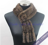 Шарф із хутра норки білий, фото 7