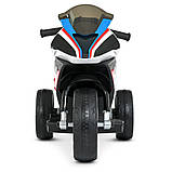 Дитячий мотоцикл BMW (2 мотори 25W, 1 акум 12V4 5AH, MP3, USB) JT5008 Червоний, фото 3