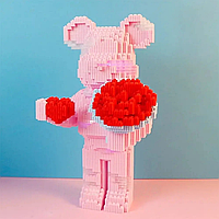 Конструктор в виде мишки Magic Blocks 6784 BearBrick, 5200 деталей с подсветкой