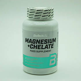 Магній + Хелат, Magnesium + Chelate, Biotech, 60 капсул