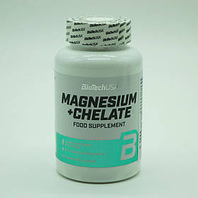 Магній + Хелат, Magnesium + Chelate, Biotech, 60 капсул