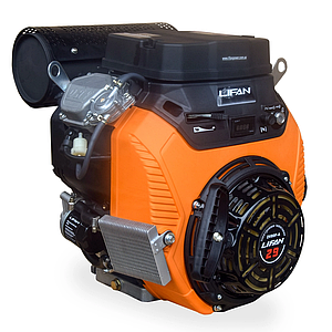 Бензиновий двигун LIFAN LF2V80F-A електростартер + ручний стартер вал Ø 25 мм під шпонку