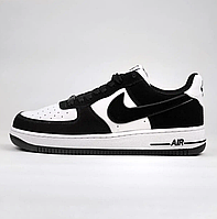 Кеды Мужские Nike Air Force 1 Low Белые Кожаные Замшевые Весна, Кроссовки Найк Аир Форс Мужские Кожа Замша