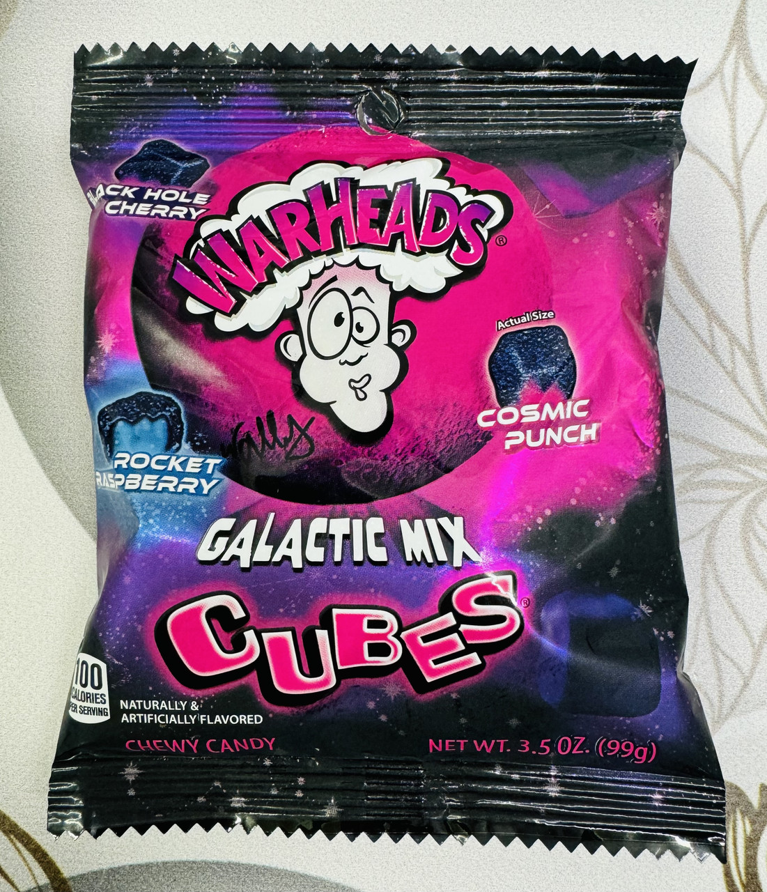 Желейні цукерки галактичний мікс Warheads Chewy Cubes Galactic Mix
