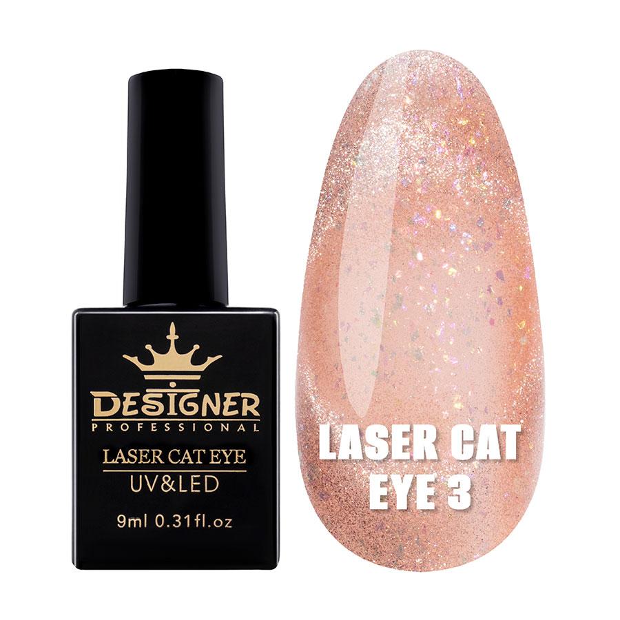 ГЕЛЬ-ЛАК DESIGNER LASER CAT EYE КОТЯЧЕ ОКО №2, 9 МЛ