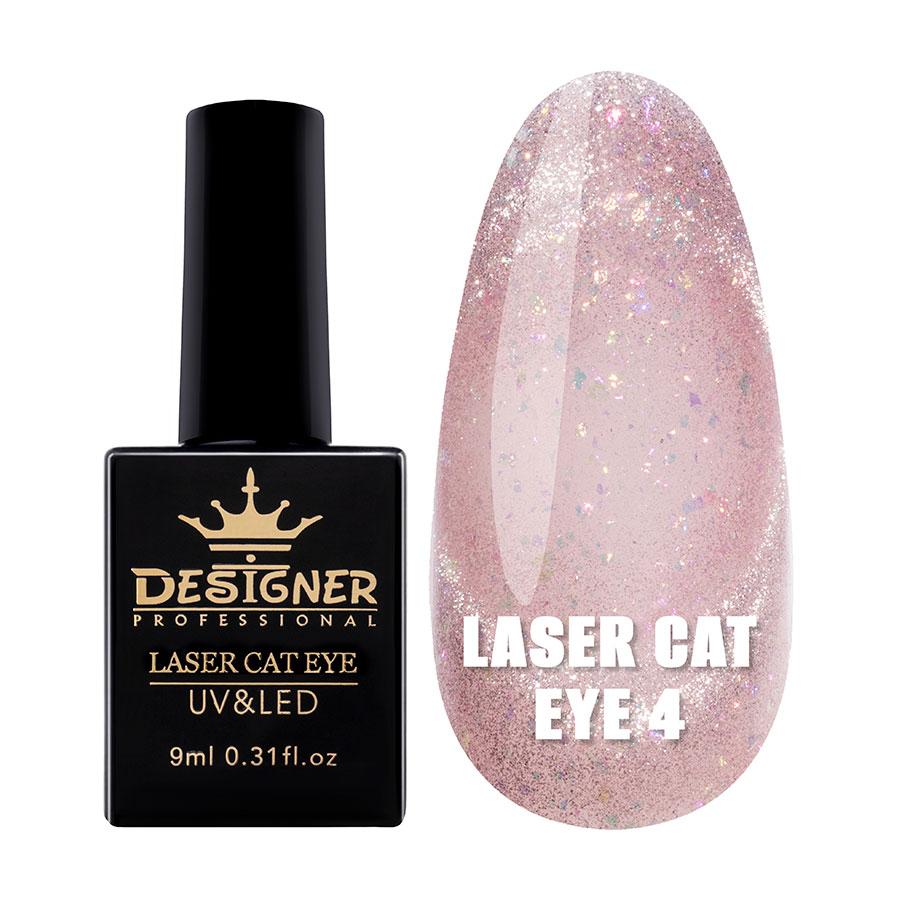 ГЕЛЬ-ЛАК DESIGNER LASER CAT EYE КОТЯЧЕ ОКО №4, 9 МЛ