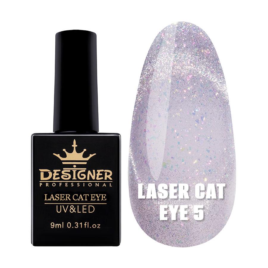 ГЕЛЬ-ЛАК DESIGNER LASER CAT EYE КОТЯЧЕ ОКО №5, 9 МЛ