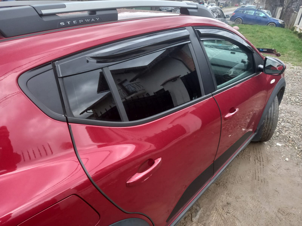 Вітровики Sunplex для Dacia Sandero Полістирол (4 шт.), фото 1