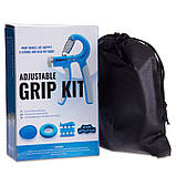 Набір кистьових еспандерів для передпліччя та сили хвату еспандери для пальців JELLO FI-2527, фото 10