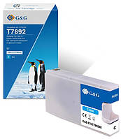Картридж G&G для принтера Epson WF-5110/WF-5620 4000стр / струменевий друк Cyan XXL (G&G-C13T789240)