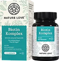 Біологічно активна добавка Nature Love Biotin Komplex 10 000 мкг, 90 шт.