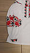 Біла вільна вишита сорочка, блуза, вишиванка с яскравою вишивкою розміри 42, 44, 46, фото 9