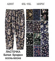 Бриджі жіночі БАТАЛ (52-56) гуртом купити від склада 7 км