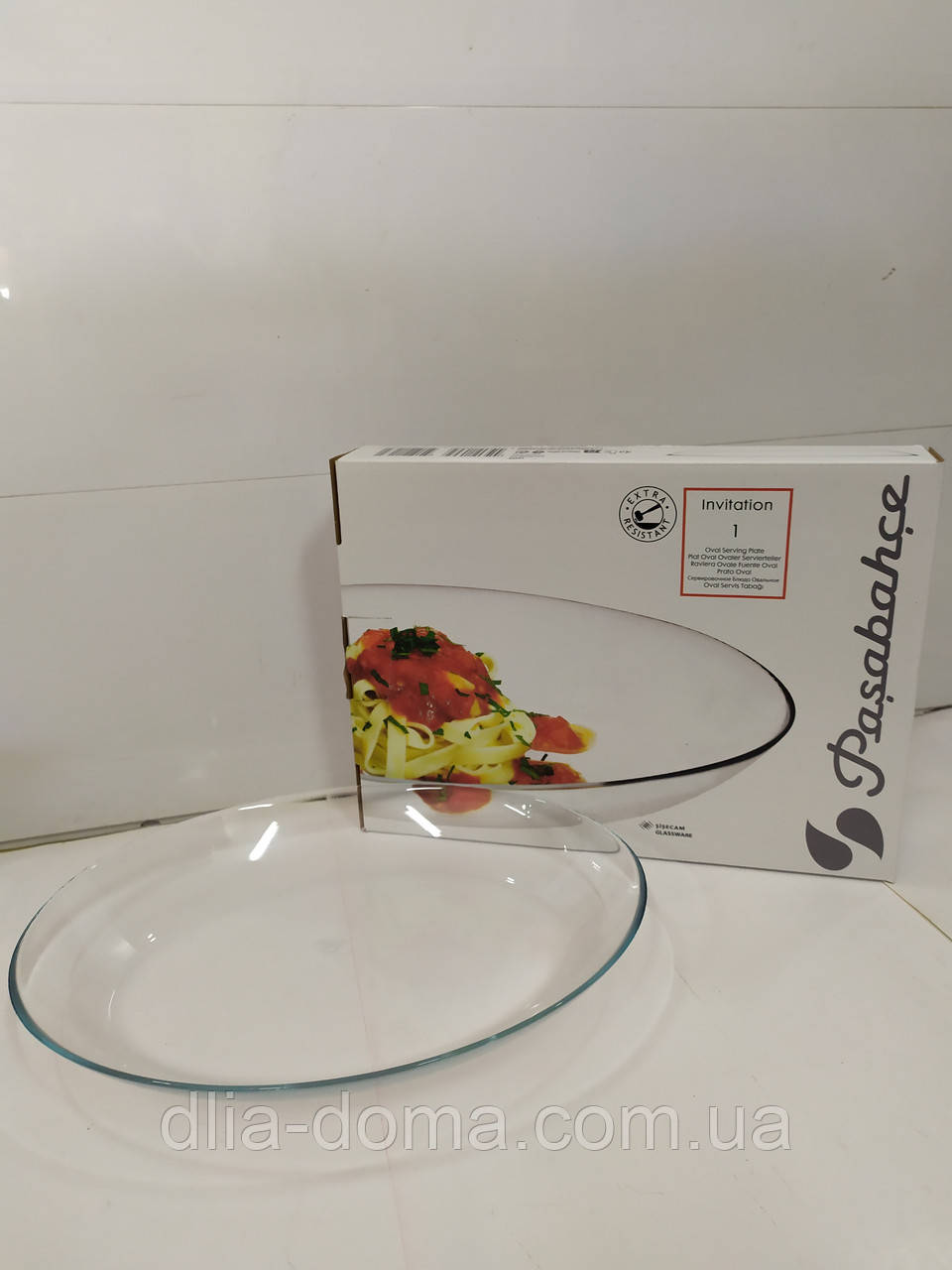 Блюдо стеклянное овальное глубокое 29*22 Н 4 см Invitation №17237072, фото 1