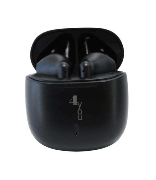 Bluetooth-гарнітура 4you ARA black Бездротові навушники Навушники для телефона Стильний дизайн