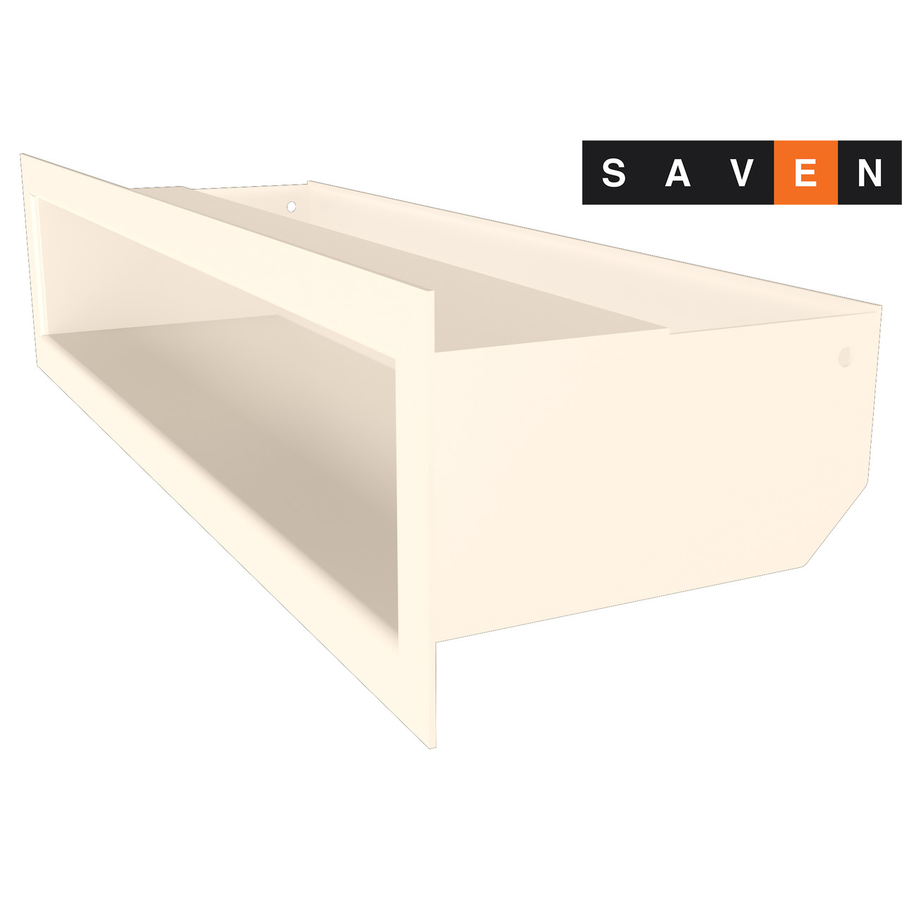 Вентиляційна решітка для каміна SAVEN Loft 90х400 кремова