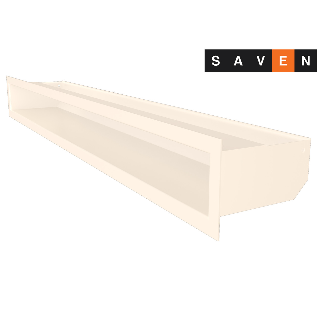 Вентиляційна решітка для каміна SAVEN Loft 90х800 кремова, фото 1