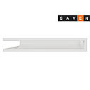Вентиляційна решітка для каміна кутова ліва SAVEN Loft Angle 90х600х800 біла, фото 3