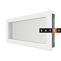 Вентиляційна решітка для каміна SAVEN 17х37 біла, фото 2