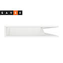 Вентиляційна решітка для каміна кутова права SAVEN Loft Angle 95х950х450 біла, фото 3
