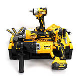 Набір акумуляторних інструментів 3в1 DeWalt 36V Болгарка DCG413 Перфоратор DCH263 Гайковерт DCF922, фото 2