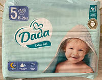 Підгузки дитячі Дада 5 Dada extra soft (15-25 кг) 44 шт.