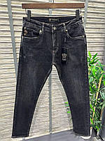 Мужские джинсы Versace черные