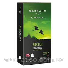 Кава в капсулах "Carraro" Nespresso Brazile 10шт