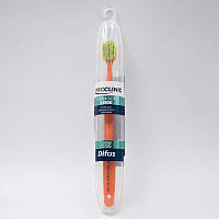 Зубна щітка Difas Pro-Clinic Ultra Soft 5100 у дорожньому кейсі, помаранчево-салатова