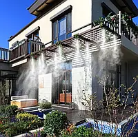 Умная система полива сада, охлаждения и туманообразования 10 м с форсунками, опрыскиватель тонкого распыления,