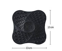 Уловлювач волосся сіточка для ванної (раковини, кухні, душа) вихор колір синій. Ситечко для душу, фото 2