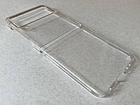 Samsung Galaxy Flip 4 прозрачный защитный чехол (бампер, накладка, кейс) из ударопрочного пластика