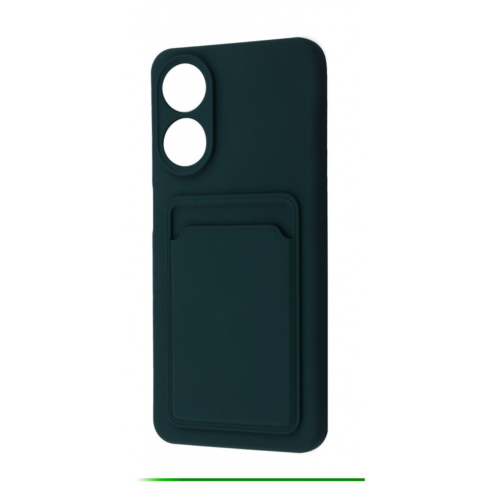 Чохол WAVE Colorful Pocket Oppo A17 Dark Green, фото 1