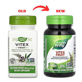 Плоди вітекса (Vitex Fruit) 400 мг Nature's Way 100 веганських капсул