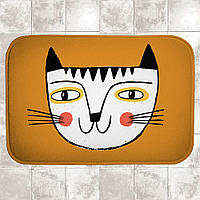 Килимок для ванної водопоглинаючий антиковзаючий Котик 58х38 см (VAN_24F020)