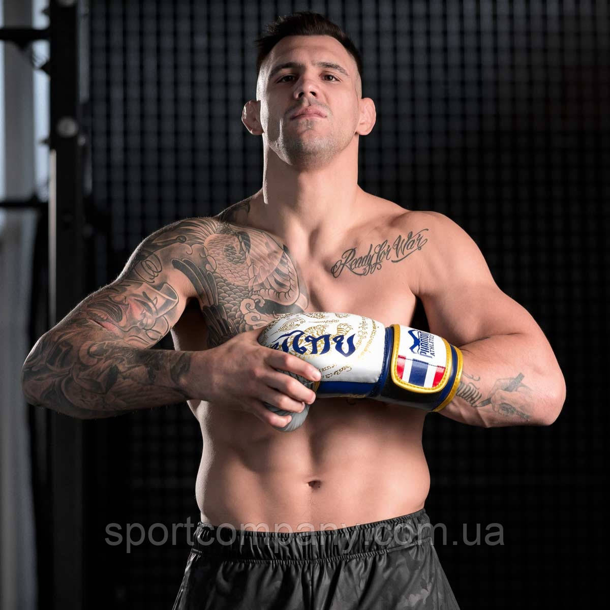 Боксерські рукавиці Phantom Muay Thai Gold Limited Edition 16 унцій (капа в подарунок)