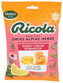 Льодяники Ricola Honig Zitrone Echinacea Без цукру 68g