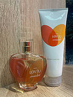 Avon Lov U Connected Eau de Parfum for Her, 50 мл + лосьйон для тіла, 150мл