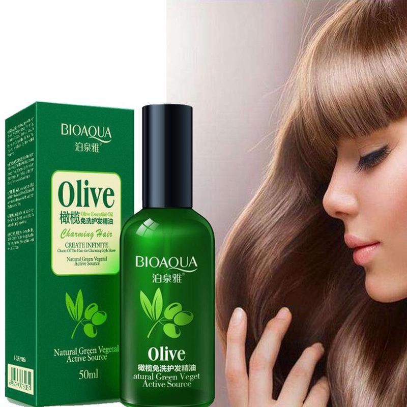 Масло для волос с экстрактом оливы Bioaqua Charming Hair Olive Essential Oil, 50мл - фото 1 - id-p2134799441
