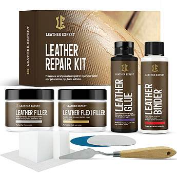 Комплект для реставрації шкіри автомобіля Leather Expert Repair Kit
